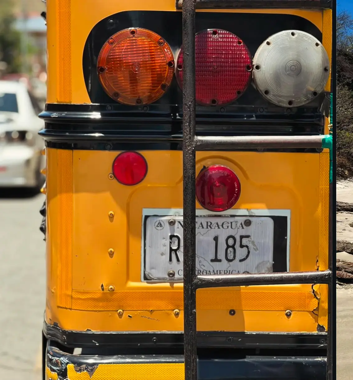 Buses de transporte publico en Nicaragua